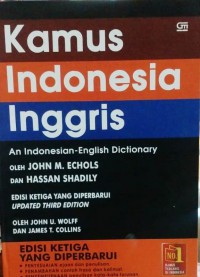 Image of Kamus Indonesia Inggris : Edisi ketiga yang diperbaharui